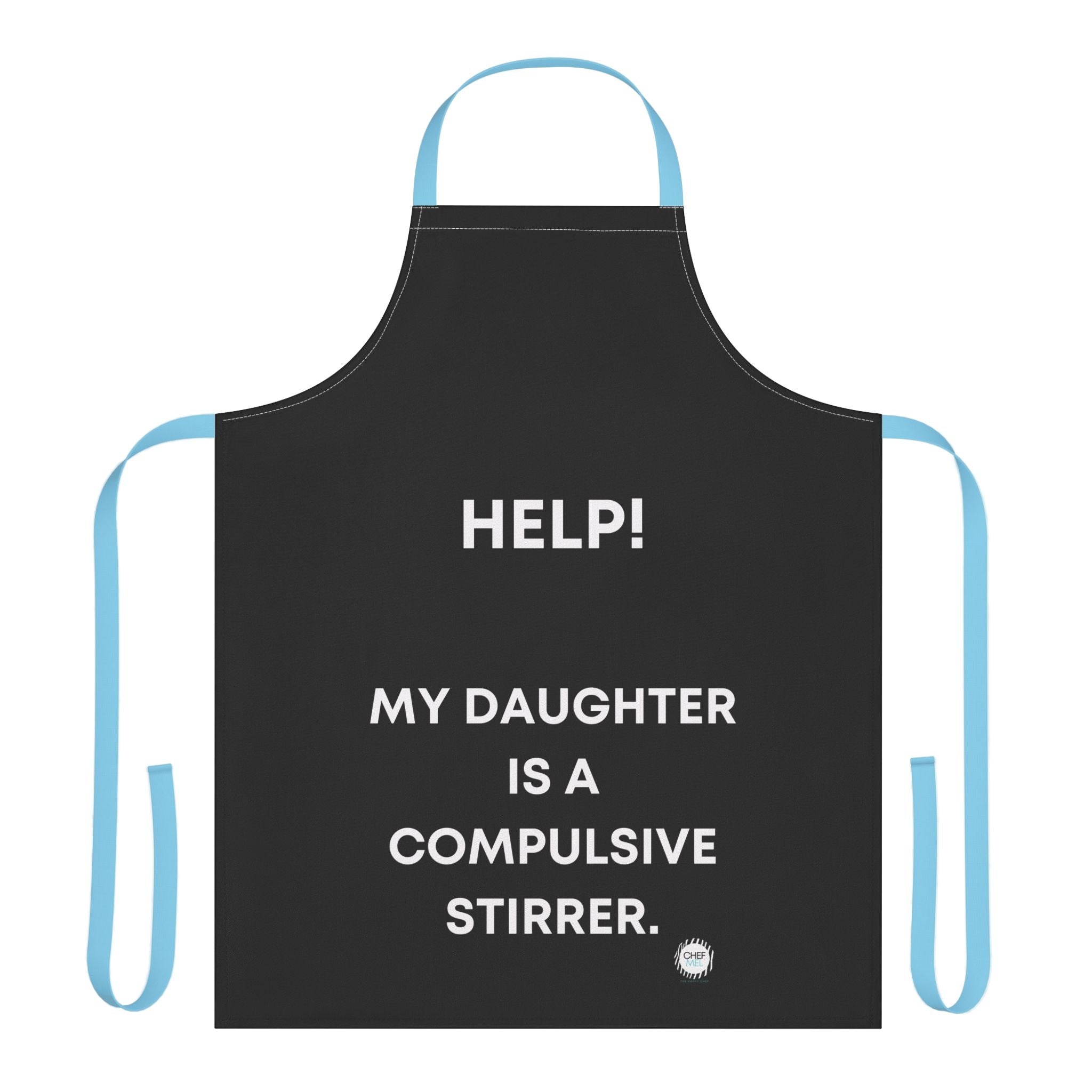 Chef Mel The Happy Chef Apron – Colourful, Stylish Cooking Apron Gift for Foodies, Home Cooks & Kitchen Confidence - Chef Mel The Happy Chef