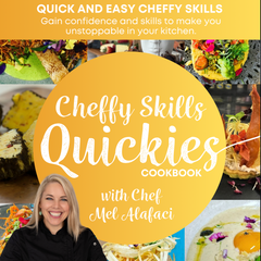 Complete guide to all chef fundamentals, sauces, stocks, pastries, bread making, desserts. Your complete cooking bible and reference book. Written by Chef Mel Alafaci founder of Vanilla Zulu Culinary Adventures, Gecko Culinary Adventures and The Studio Cooking School.