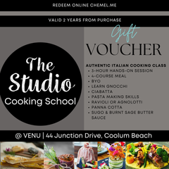 Authentic Italian Cooking Class Gift Voucher